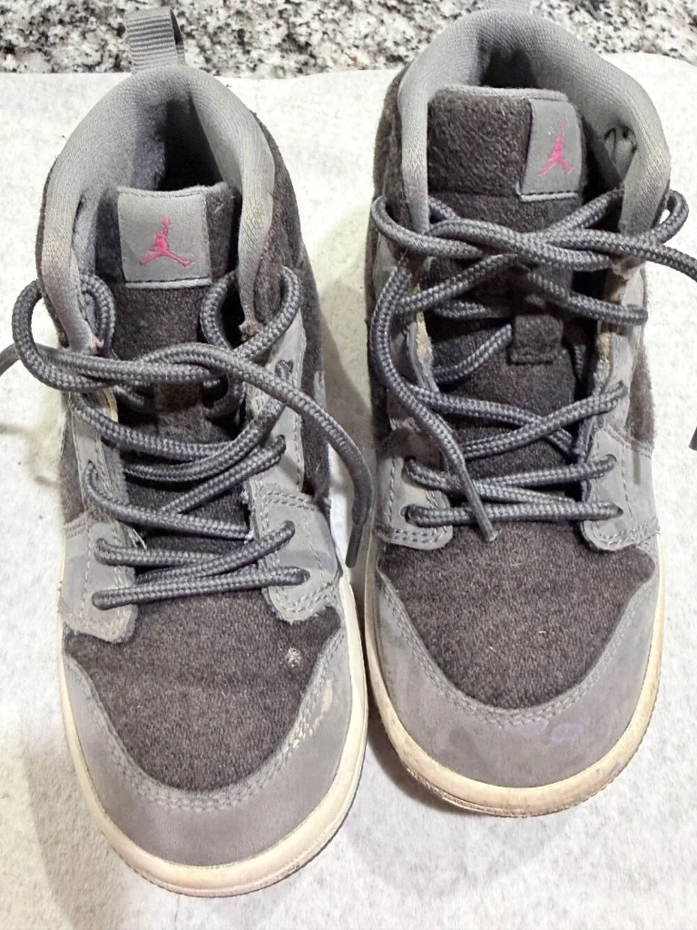 Nike Jordan 1 Retro GT High Cool Grey Black Size 9c Toddler Sneakers